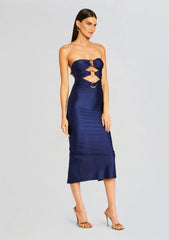 Lily Lycra Maxi Dress