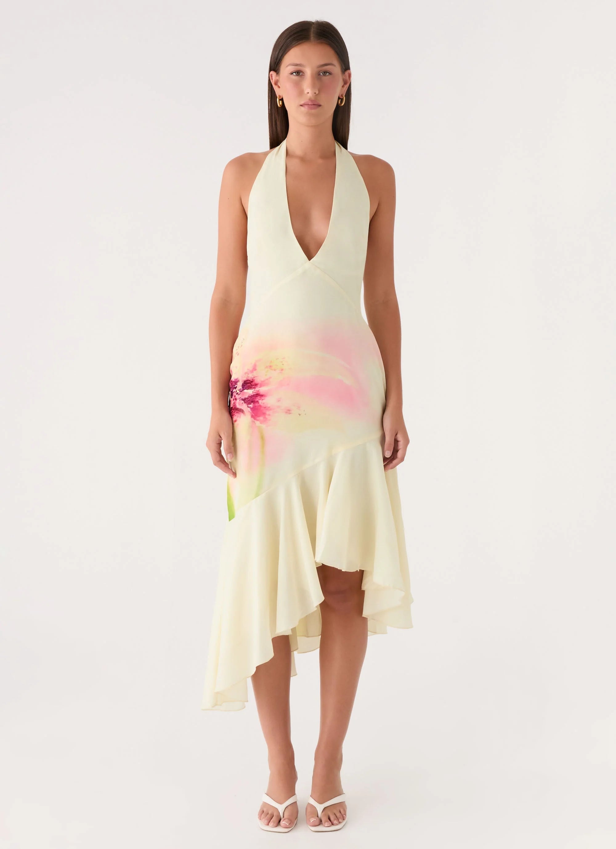 Darline Midi Dress - Soft Lily