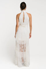 Stacy Lace Tiered Maxi Dress