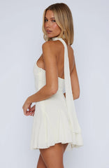 Moonlit Desire Mini Dress Off White