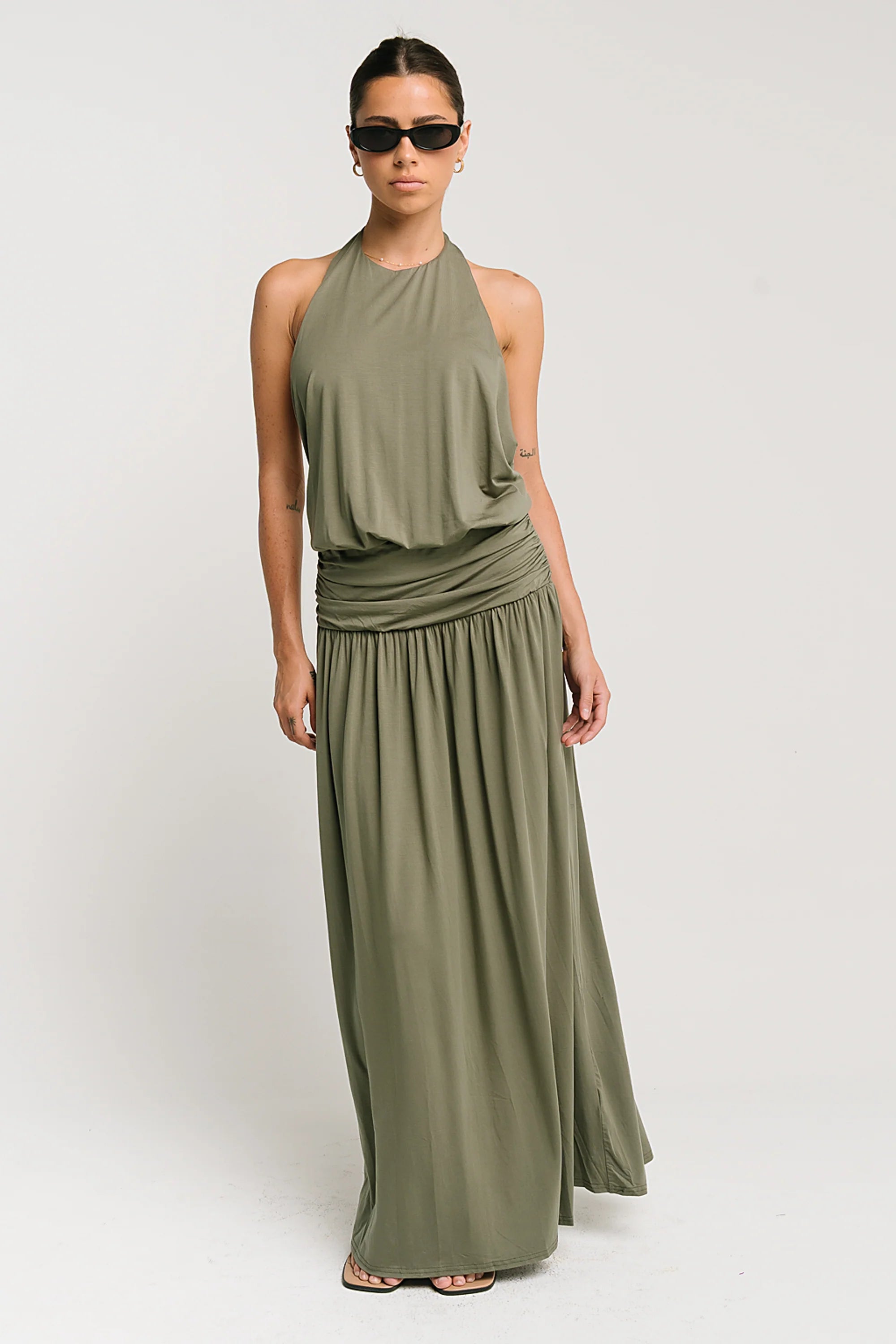 Mia Halter Maxi Dress